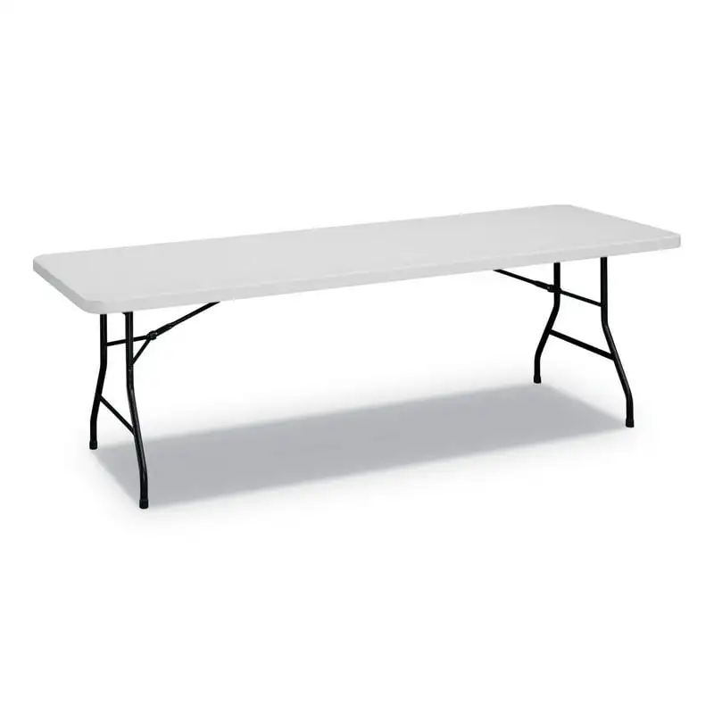 

Plastic 8 Foot Folding Table, Gray