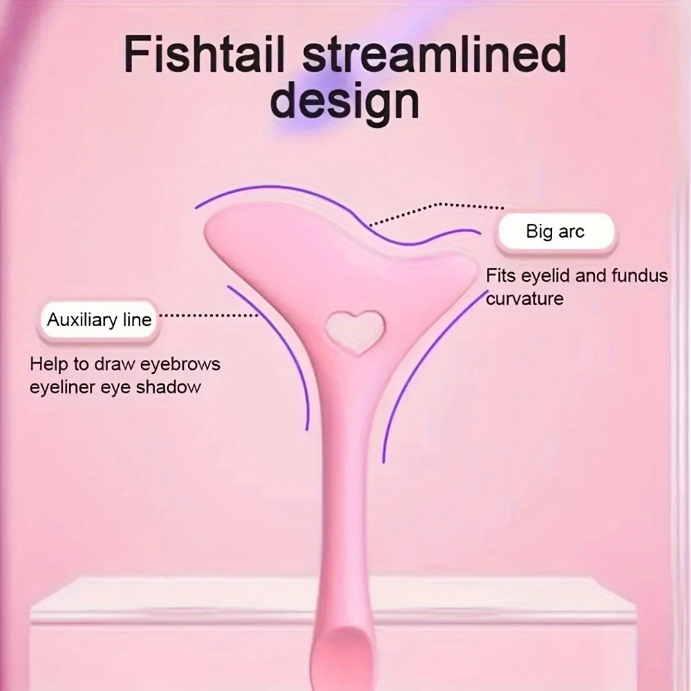 1 Шт. Силиконовый Инструмент Для Макияжа Быстрого И Простого Нанесения Подводки