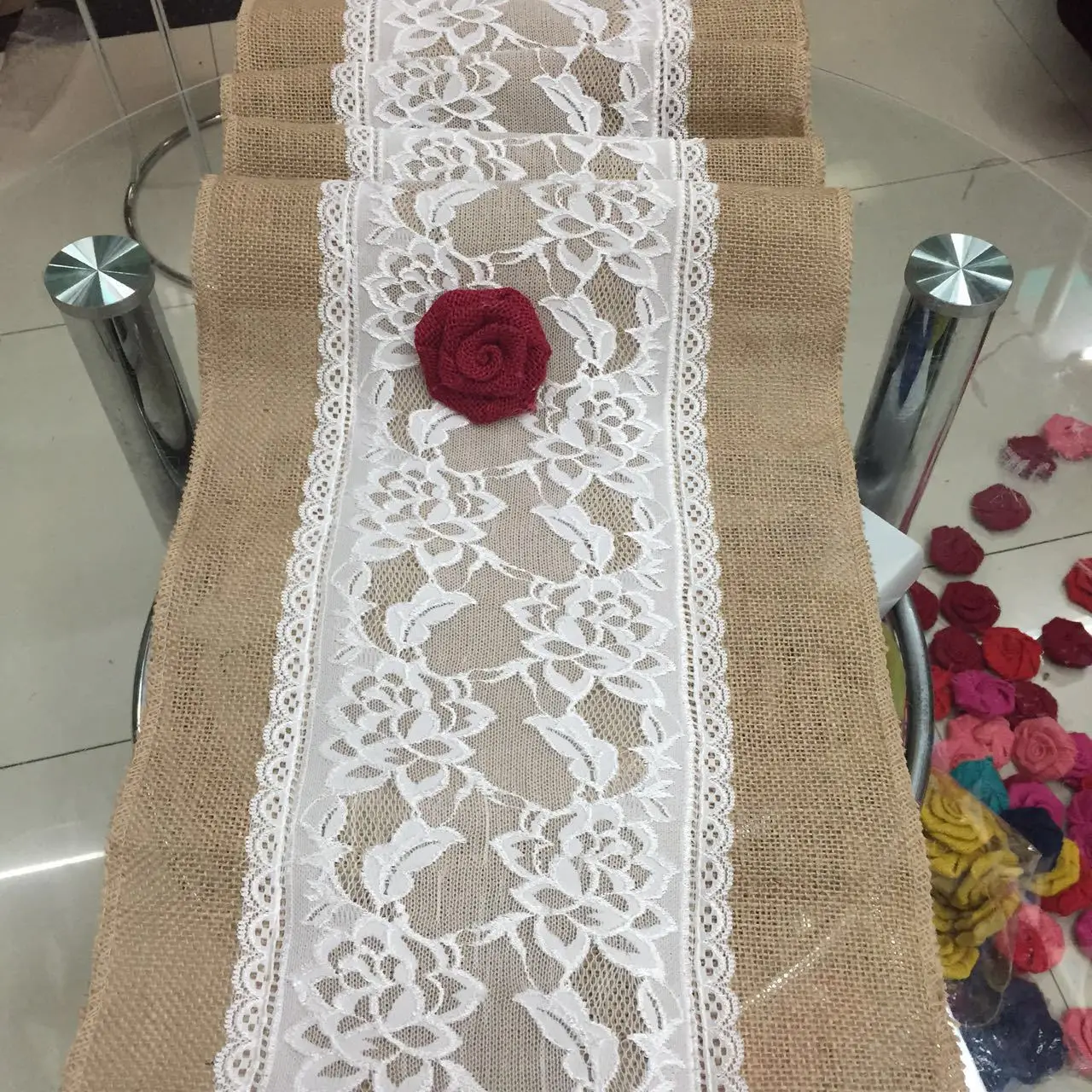 

Retro linen table runner tea table cloth tea table cloth table cloth jute cloth table runner