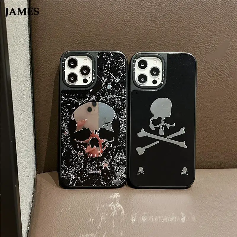 JAMES японский Роскошный чехол для телефона с черепом Apple iPhone 6 7 8 Plus 11 12 13 Pro X XS Max XR