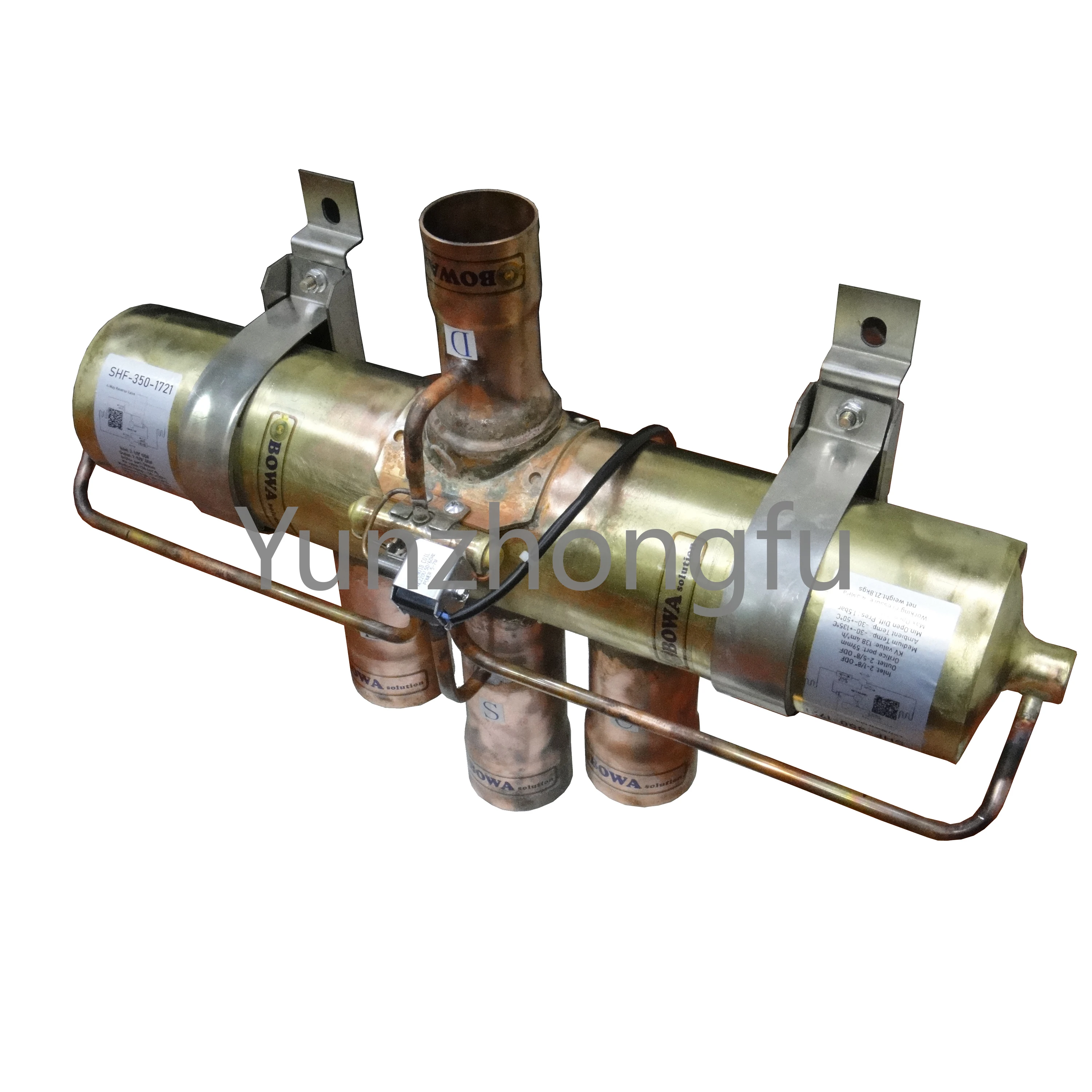 

58m3/h KV 3-position 4-way reversing valve matches 20~30HP heat pump air conditionings or 15~25HP LBP reciprocating compressors