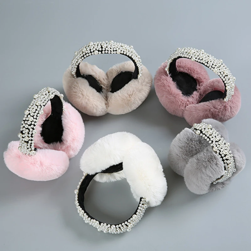 

Fashion Plush Feel Female Winter Earmuff Warm Ear Muffs Headphones Shape Girls Earmuffs Earphone Shape Ear Warmers