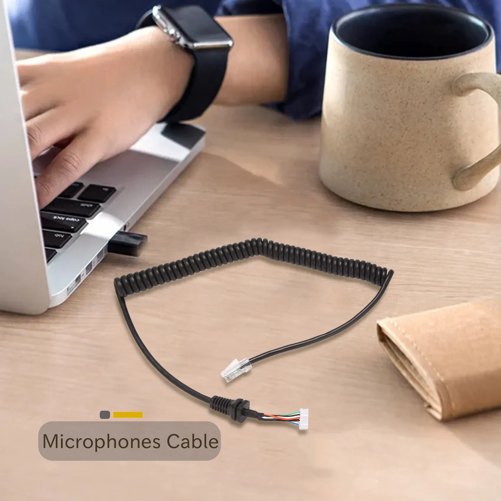 Сменные микрофоны микрофонный кабель шнур провод для Yaesu MH-48A6J FT-7800 FT-8800 FT-8900