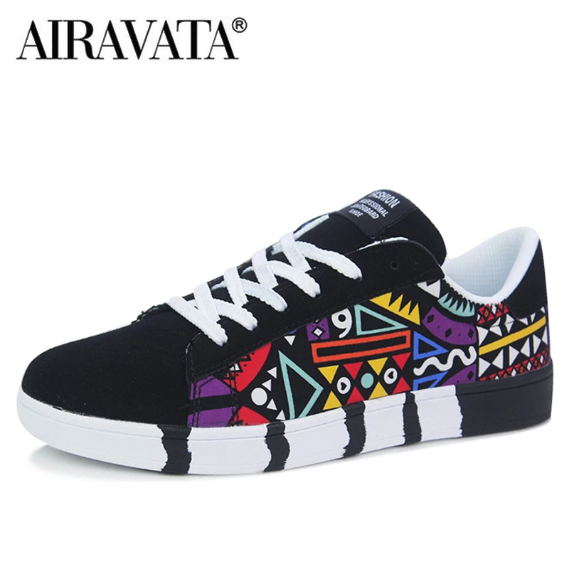 Fashion Men's Casual Shoes Lace-up Walking Sneakers Outdoor Flat Shoes