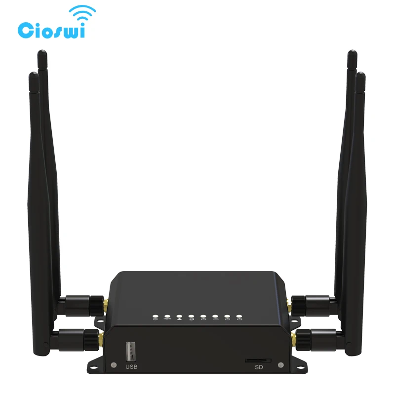 Cioswi WE826 - T2 300MBps 3G 4G маршрутизатор Wifi EC25 - E CAT4 модем Sim карта разъем OpenWRT 4 * LAN Roteador (для россии и Европейского союза)