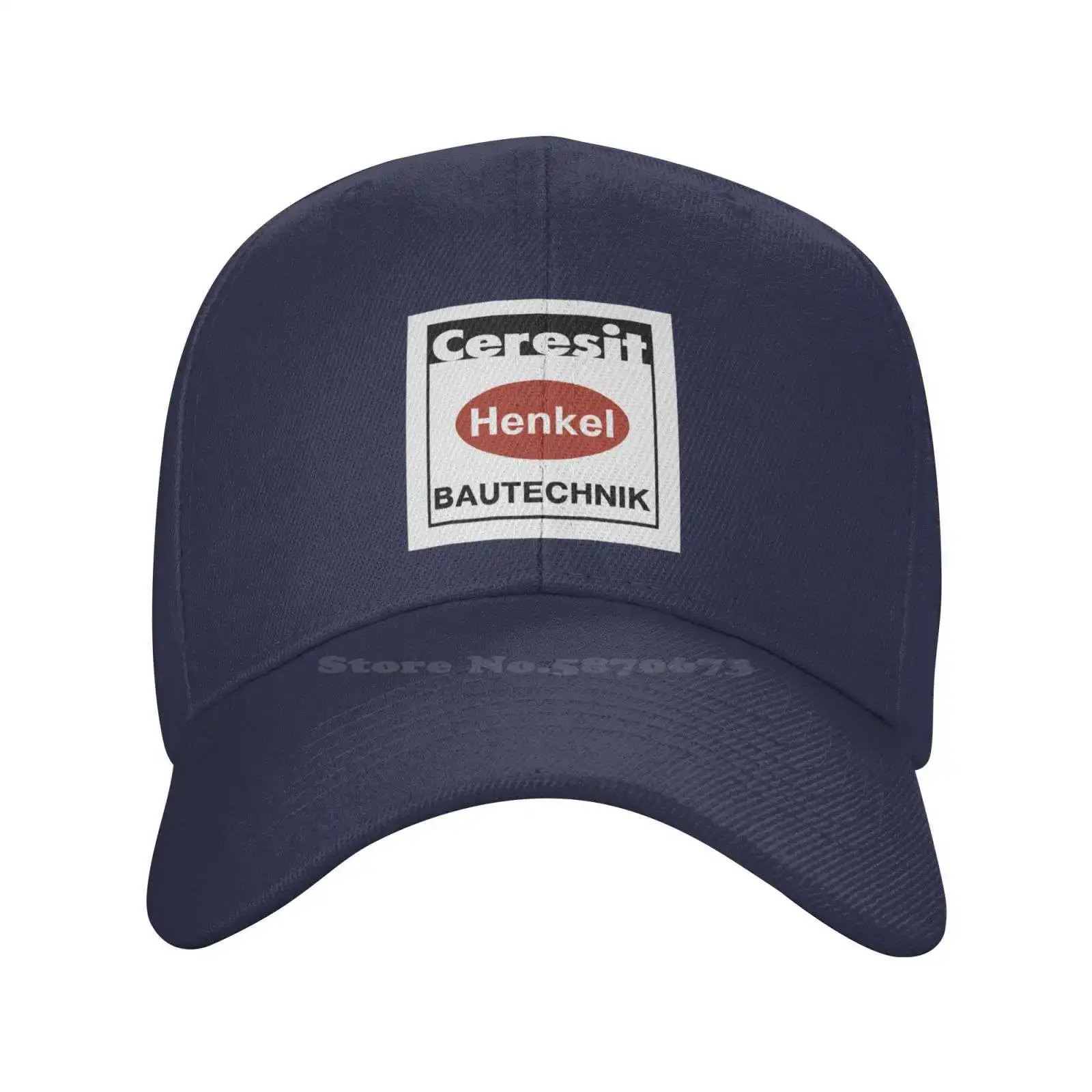 Повседневная джинсовая бейсболка с принтом логотипа Henkel