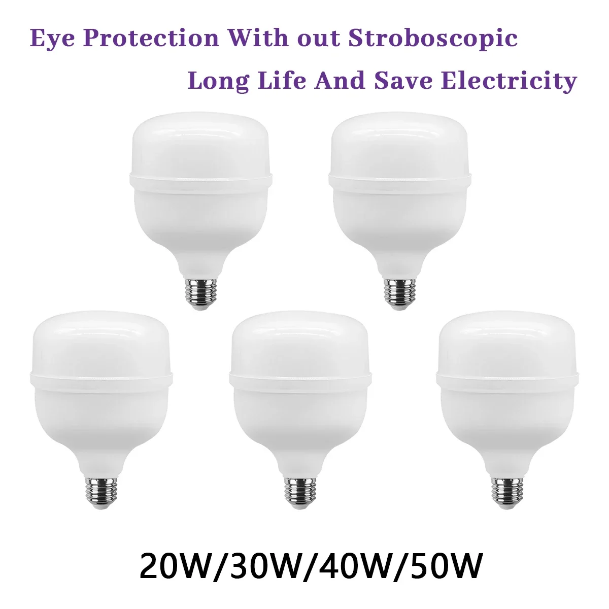 5 шт. суперъяркая лампа 50 Вт 20 30 40 110 В переменного тока 220 E27