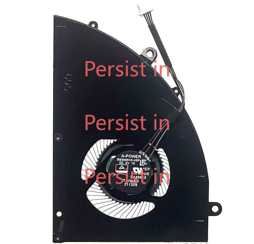 Новый вентилятор процессора и графического для MSI Delta 15 A5Ex A5EFK MS-15CK BS5405HS-U5N BS5405HS-U5P
