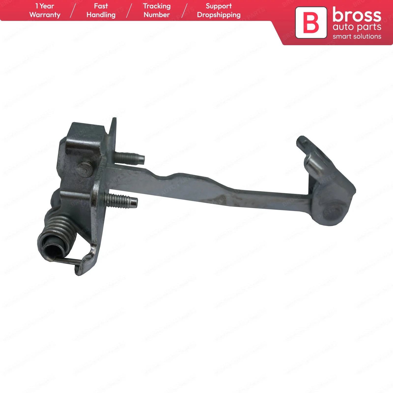 

Bross BDP756 Front Rear Door Hinge Stop Check Strap Limiter 804302559R for Symbol, Thalia, Sandero MK2, logan MK2, Logan MCV