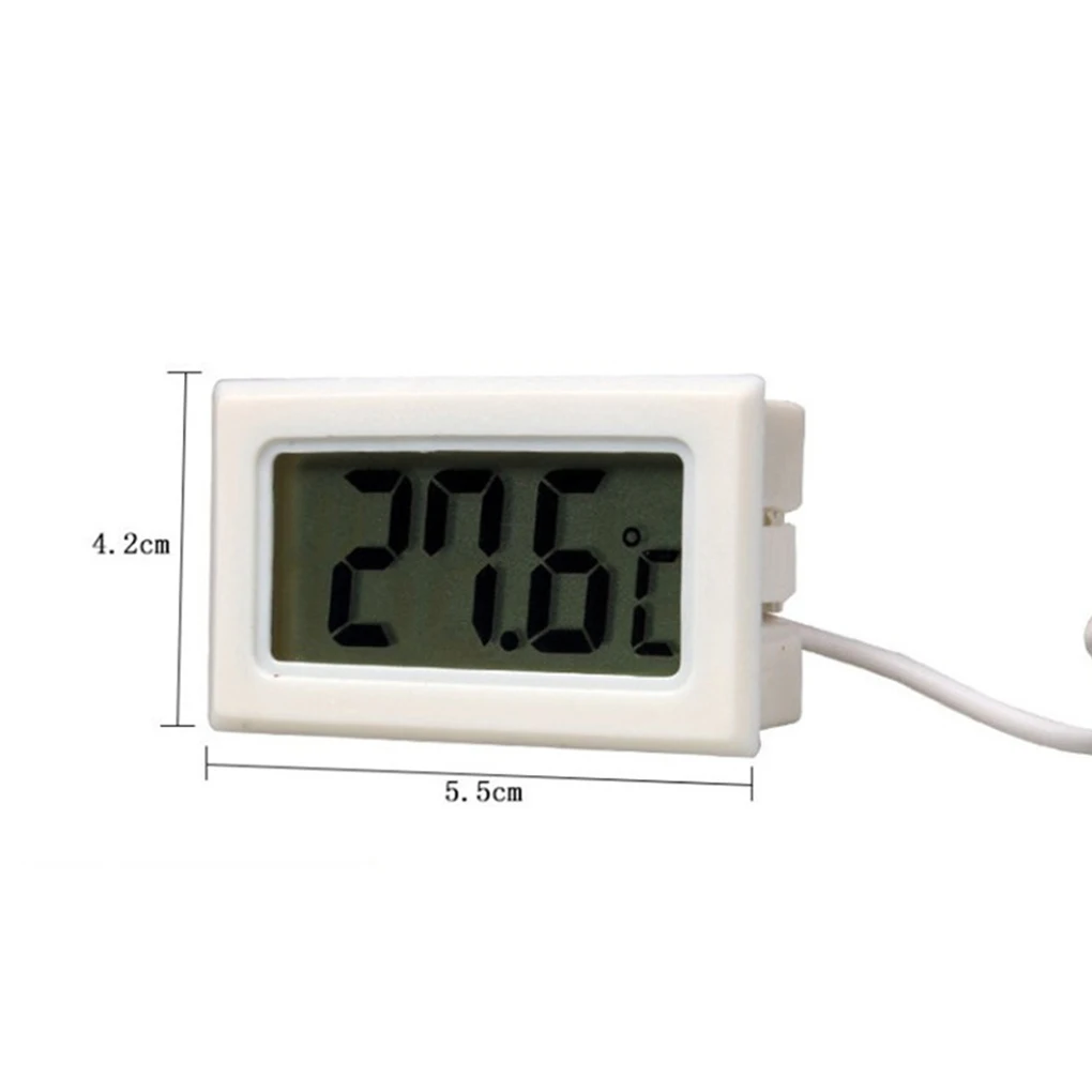 

Fish Tank Water Thermometer Digital Aquarium LCD Temperature Monitor With External Probe for Fish Small Pet