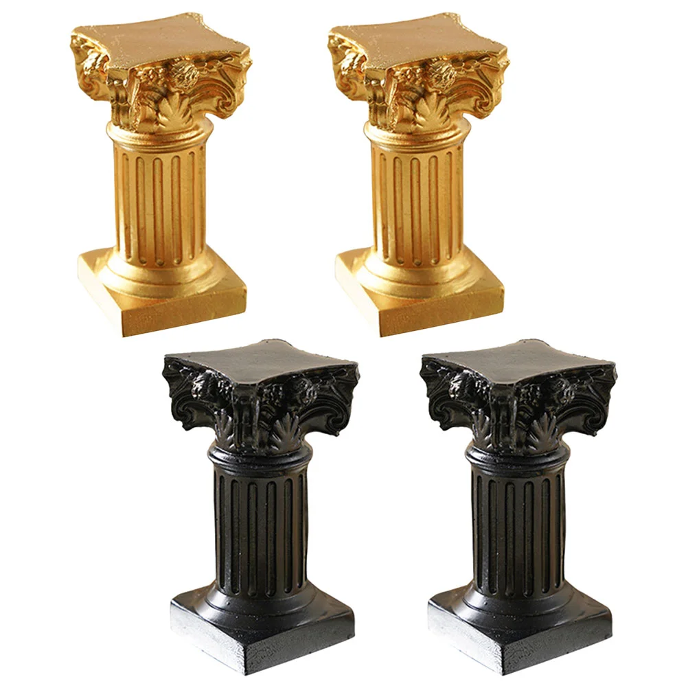 

Holder Pillar Candlestick Holders Standtable Roman Centerpiece Vintage Dinner Aromatherapy Taper Statues Resintealight Column