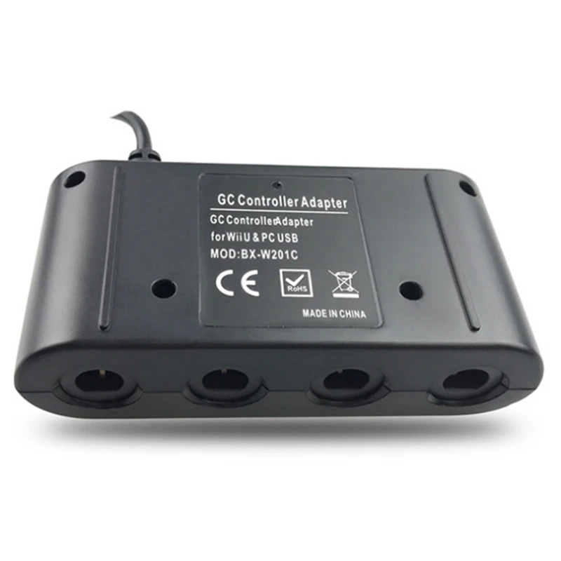 Игровой конвертер с 4 портами для контроллера Gamecube GC USB-адаптер Nintendo Switch NGC/Wii U/PC