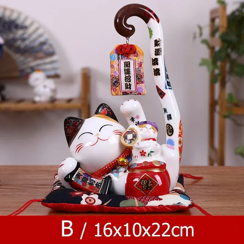 

Керамическая статуэтка Maneki Neko 22 см cerakorie
