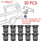 10 шт., фиксирующие зажимы для эмблемы VW T4 Golf Scirocco MK2 Polo Jetta Vanagon