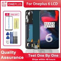 original 6 28 super amoled lcd display for 1 6 replacement parts for oneplus 6 lcd display touch screen digitizer assembly
