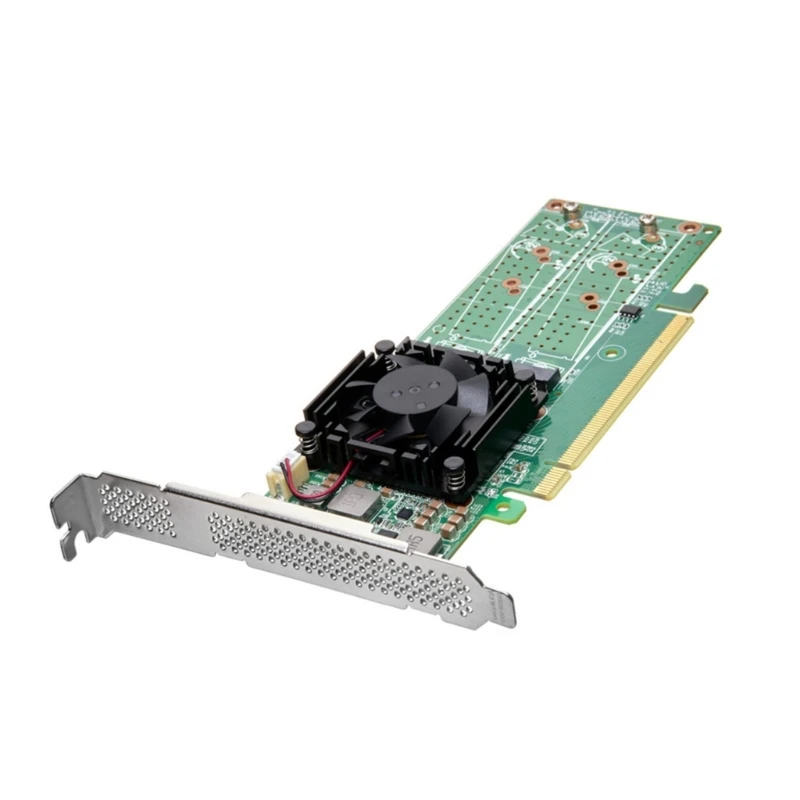 Фото 4-портовая интерфейсная плата M.2 NVMe PLX8747 Control PCIe X16 Адаптер расширения для серверного решения для хранения №5