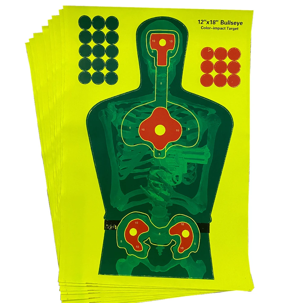 

Shooting Pasters Targets Stickers 12x18Inch Hunting Accessories 10Pcs/Pack
