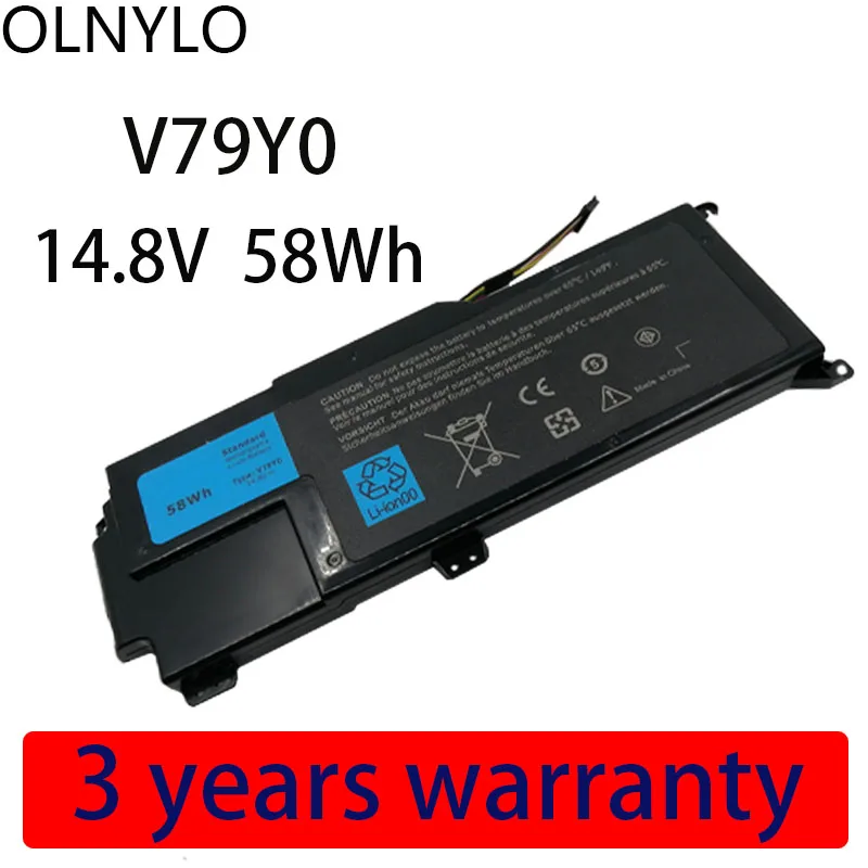 

Аккумулятор для ноутбука Dell XPS L412x L412z 14z 14Z-L412X 14Z-L412Z, оригинальный V79Y0 V79YO YMYF6 0YMYF6, 14,8 в, 58 Вт/ч