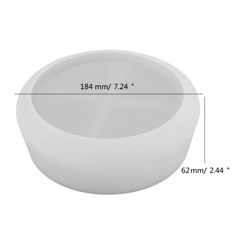 Силиконовая форма для чашки свечи хрустальная штукатурка чаша хранения цемента