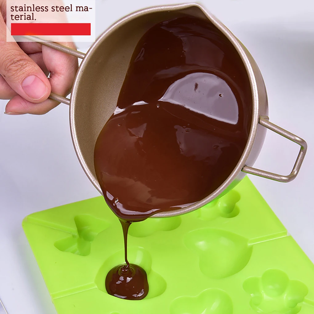 

Котел для плавления шоколада из углеродистой стали, чаша для свечей, инструмент для выпечки сладостей, сыра