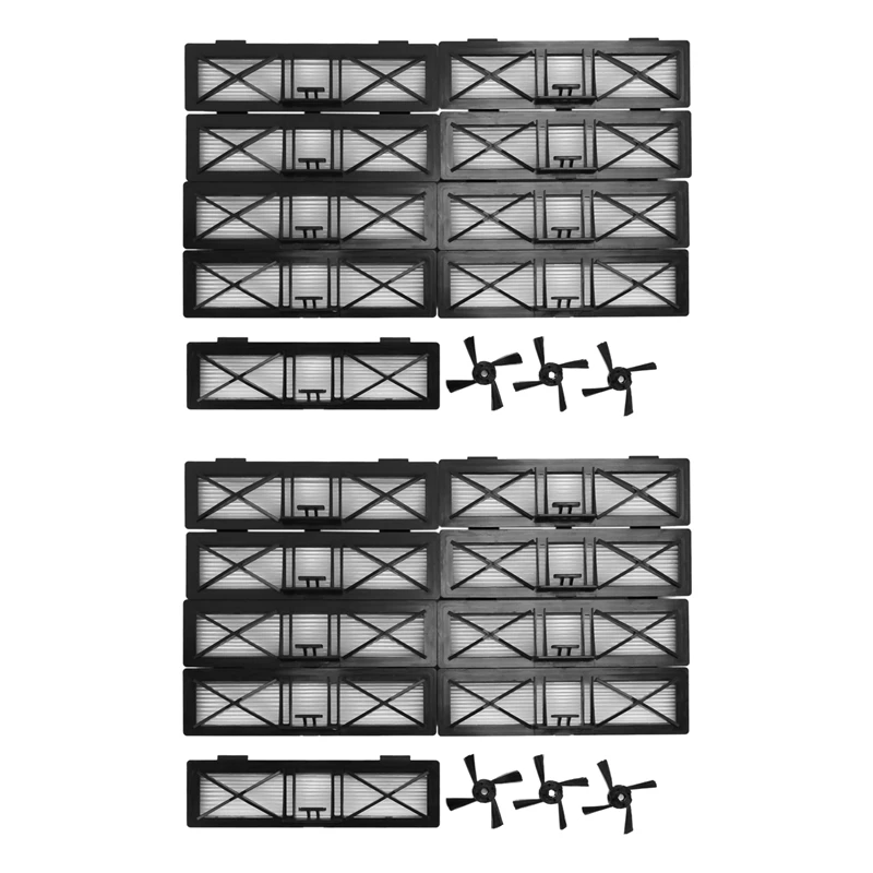 

18X Hepa фильтр 6X боковая щетка для Neato Botvac D3 D4 D5 D6 D7 D70 D75 D80 D85 подключенный Botvac 75E 80 85 ЩЕТОЧНЫЕ фильтры