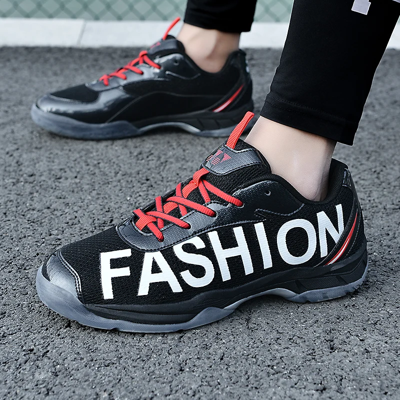 New Men's and Women's Professional Volleyball Shoes Men's Luxury Badminton Shoes Youth Training Non-slip Tennis Sneakers