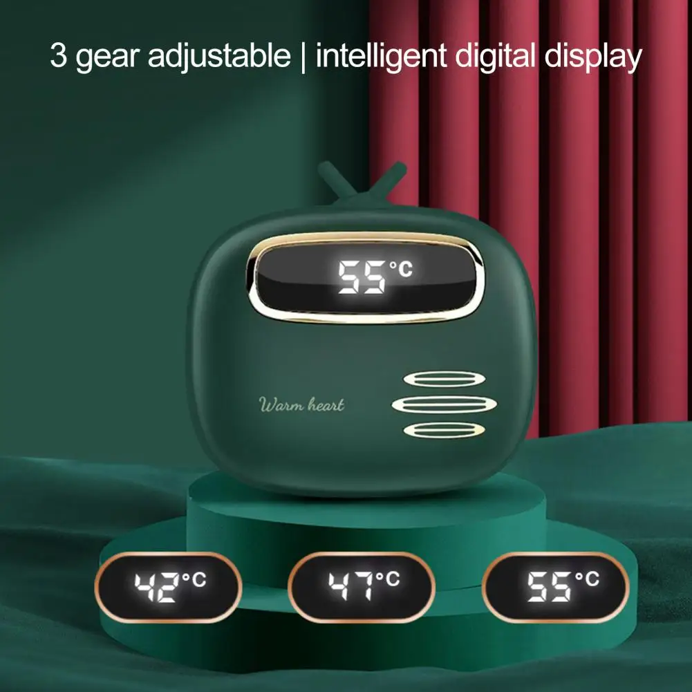 

Портативное зарядное устройство, 1 комплект, полезный быстрый нагрев, многоразовый милый 2-в-1 Карманный Электрический подогреватель для рук...