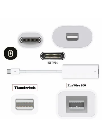 Apple純正 Thunderbolt to FireWire Adapter他 Genuine / Official Apple Thunderbolt to FireWire Adapter