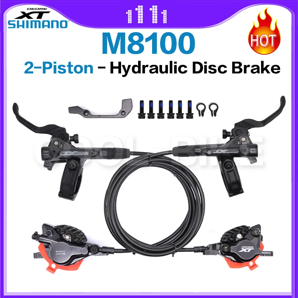 

Shimano Deore XT M8000 M8100 Brake 2 Piston M8120 Brake 4 Piston Disc Brake Mountain Bike Hydraulic Disc Brake MTB