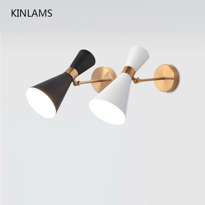 Светодиодные Настенные светильники комнатное украшение с золотым изголовьем