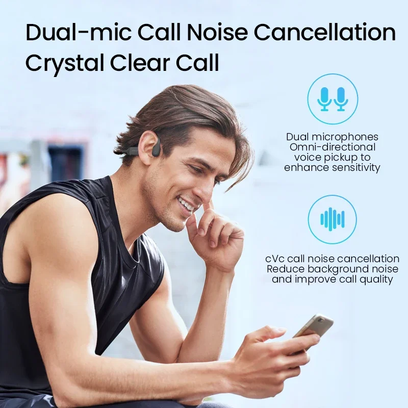 Наушники HAYLOU PurFree BC01 с костной проводимостью класс защиты IP67 спортивные наушники