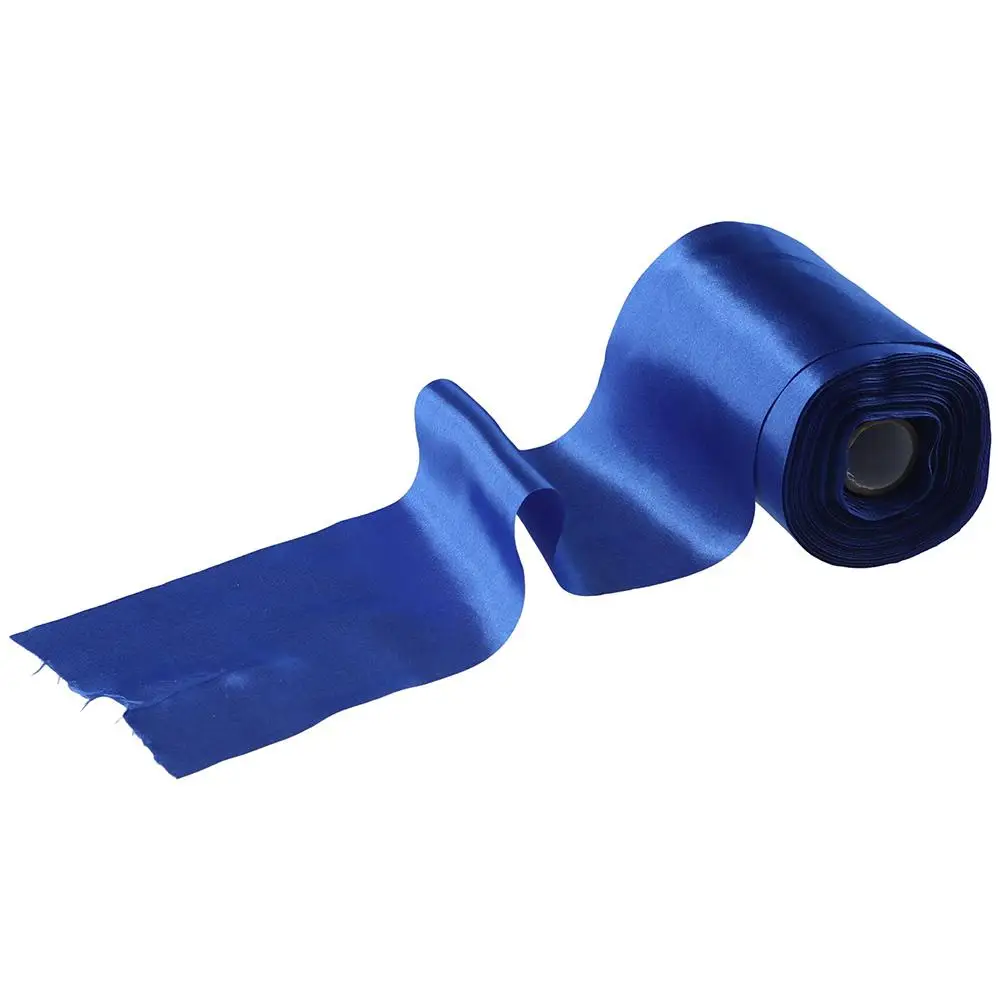 Королевская Синяя лента шириной 4 дюйма X 22 ярда широкая атласная