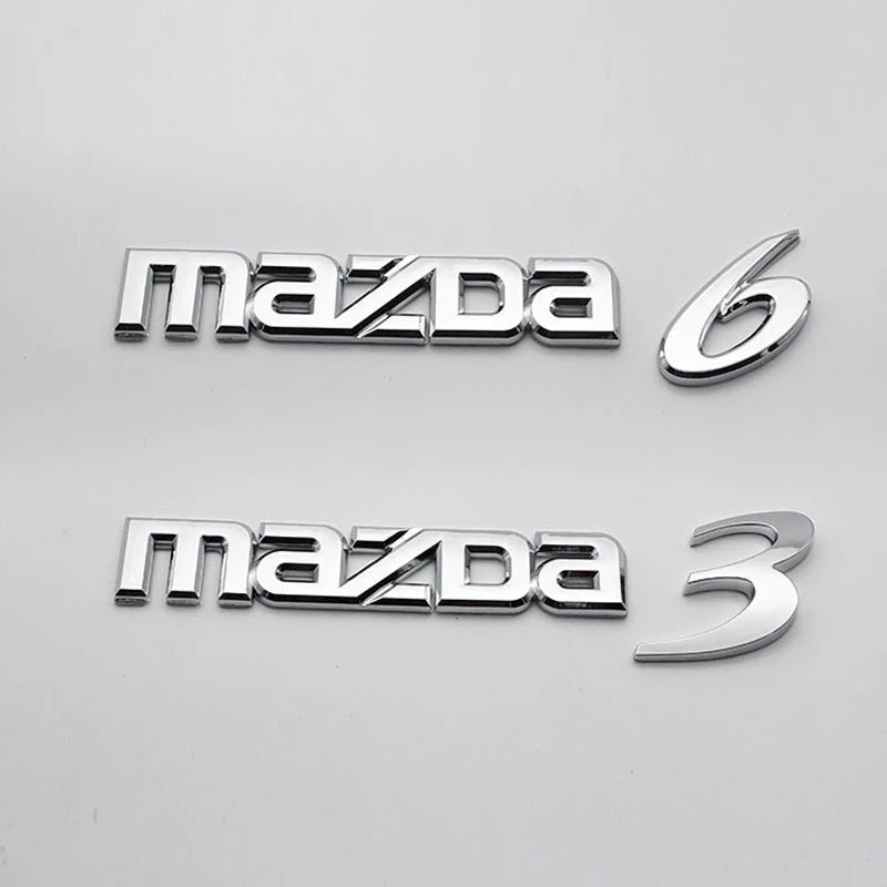 

MAZDA 2 3 6 original letter car sticker logo for Mazda 2 3 6 body modified accessories trunk tail rear decoration decal