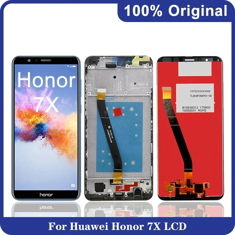 5,93 'для Huawei Honor 7X BND-AL10 BND-L21/L22, ЖК-дисплей, сенсорный экран, дигитайзер в сборе для Honor7X, сменный ЖК-экран