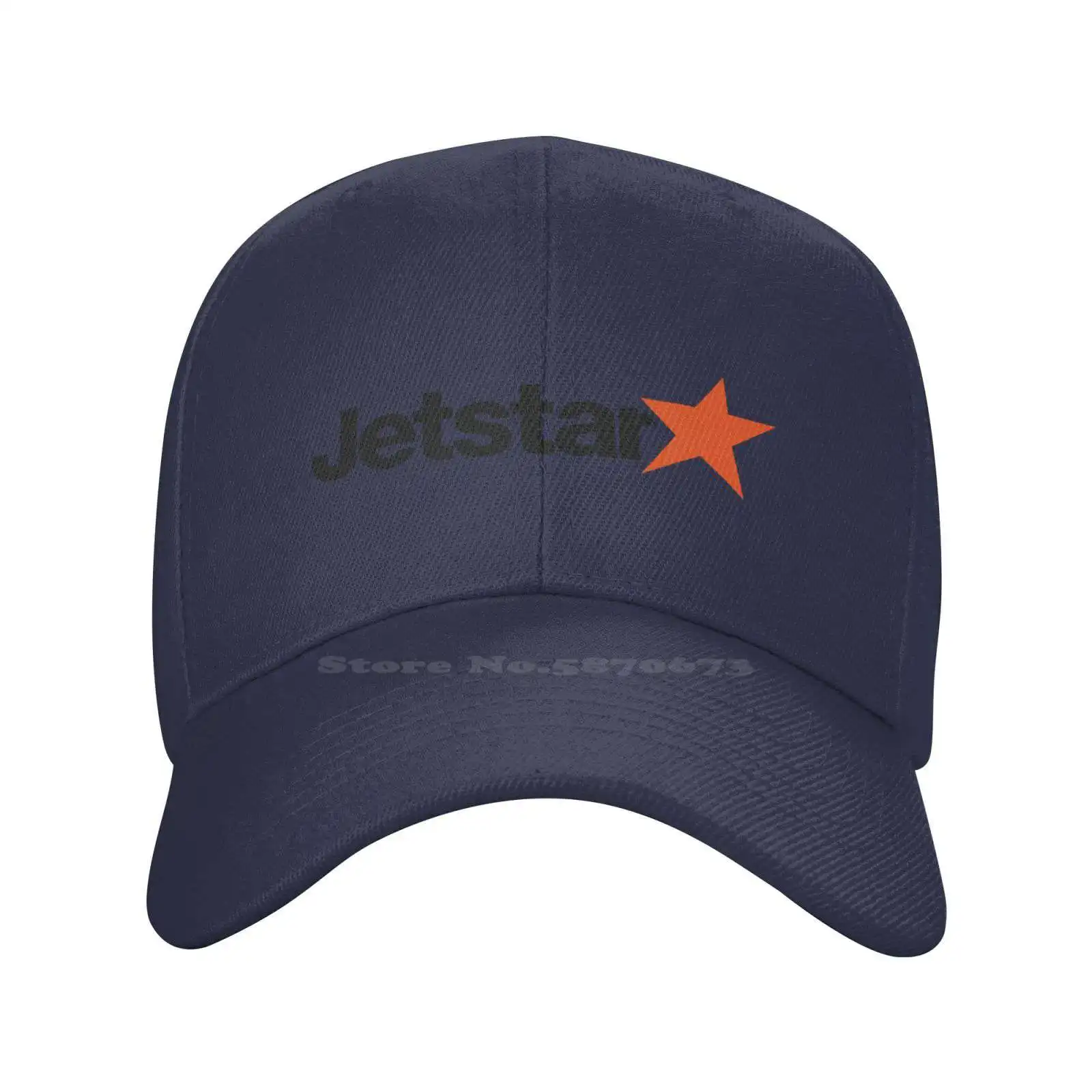 

Бейсбольная кепка из денима с логотипом высшего качества от JetStar