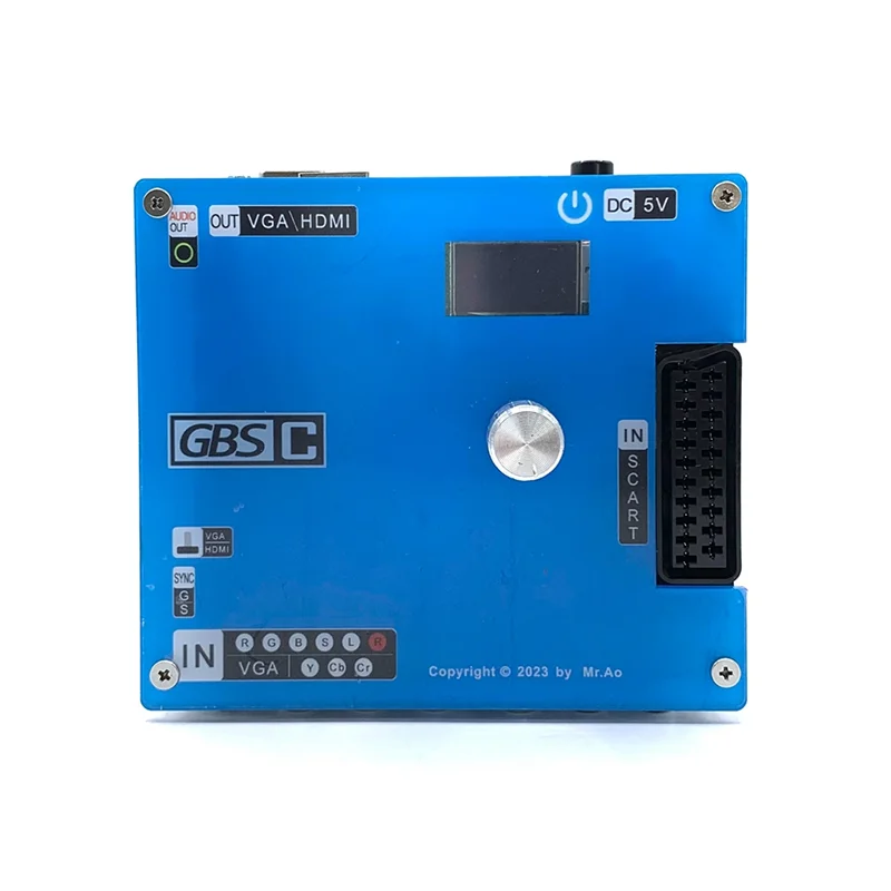 Конвертер GBSC GBS Control Игровой видеотрансдер RGBS VGA Scart Ypbpr Сигнал в HD Upscalers