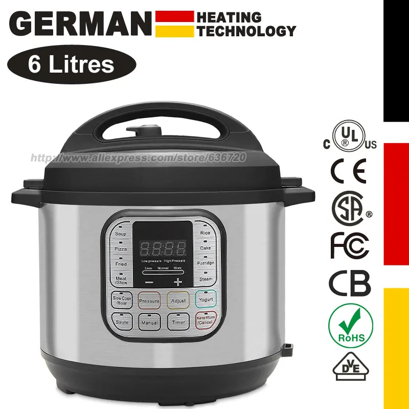 Многофункциональная программируемая скороварка 7-в-1, мультиварка ...