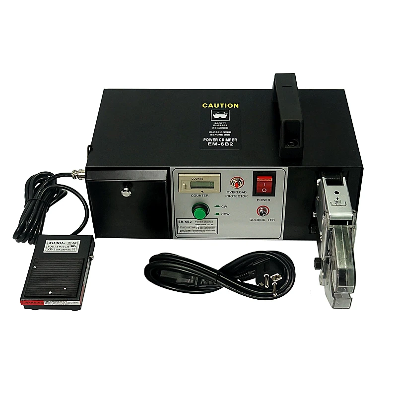 

EM-6B2 Electrical Type Terminal Crimping Machine Tools Crimp Variety of Terminals Equipped with 7 Crimping Dies Ferramentas