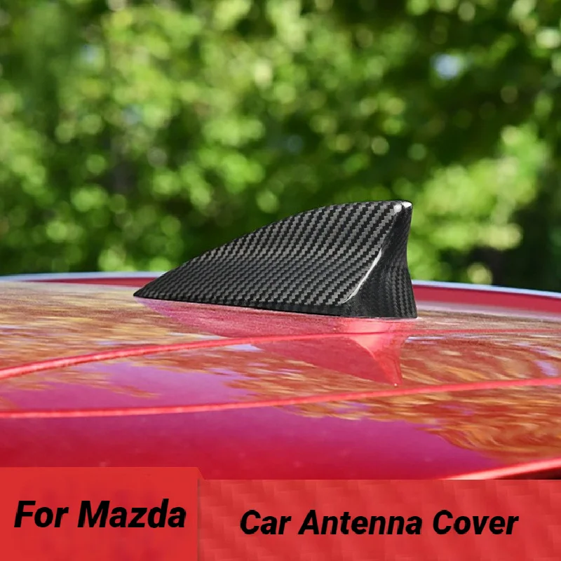 

Car Antenna Cover for Mazda AXELA CX-3 CX-4 CX-5 CX-8 Carbon Fiber Shark Fin Antenna Cover Car Antenna Decoration Cover