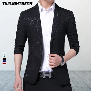 Новинка, мужские блейзеры оверсайз, мужская верхняя одежда 5XL, тонкий повседневный деловой пиджак, пальто, мужская куртка, брендовая одежда, Blusa Masculina, HY982