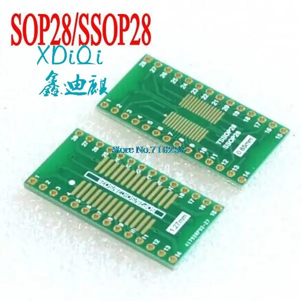 

20PCS/LOT SO/SSOP/SOIC/MSOP TSSOP28 / TSSOP20 turn DIP28 1.27MM / 0.65MM turn 2.54MM IC adapter Socket / Adapter plate / PCB