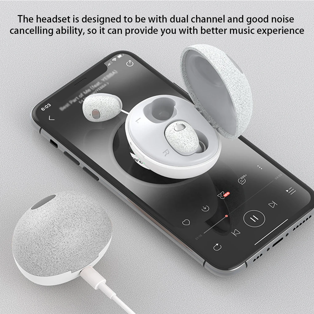 

Bluetooth-наушники 5,0 Беспроводные с сенсорным управлением и шумоподавлением