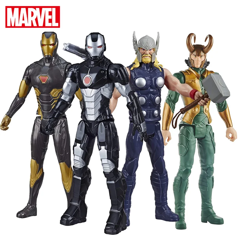 

Marvel Iron Man Loki War Machine Thor Avengers Titan Superhero Series Blast Gear Action Figure 12inch Collection Model Toy E3308