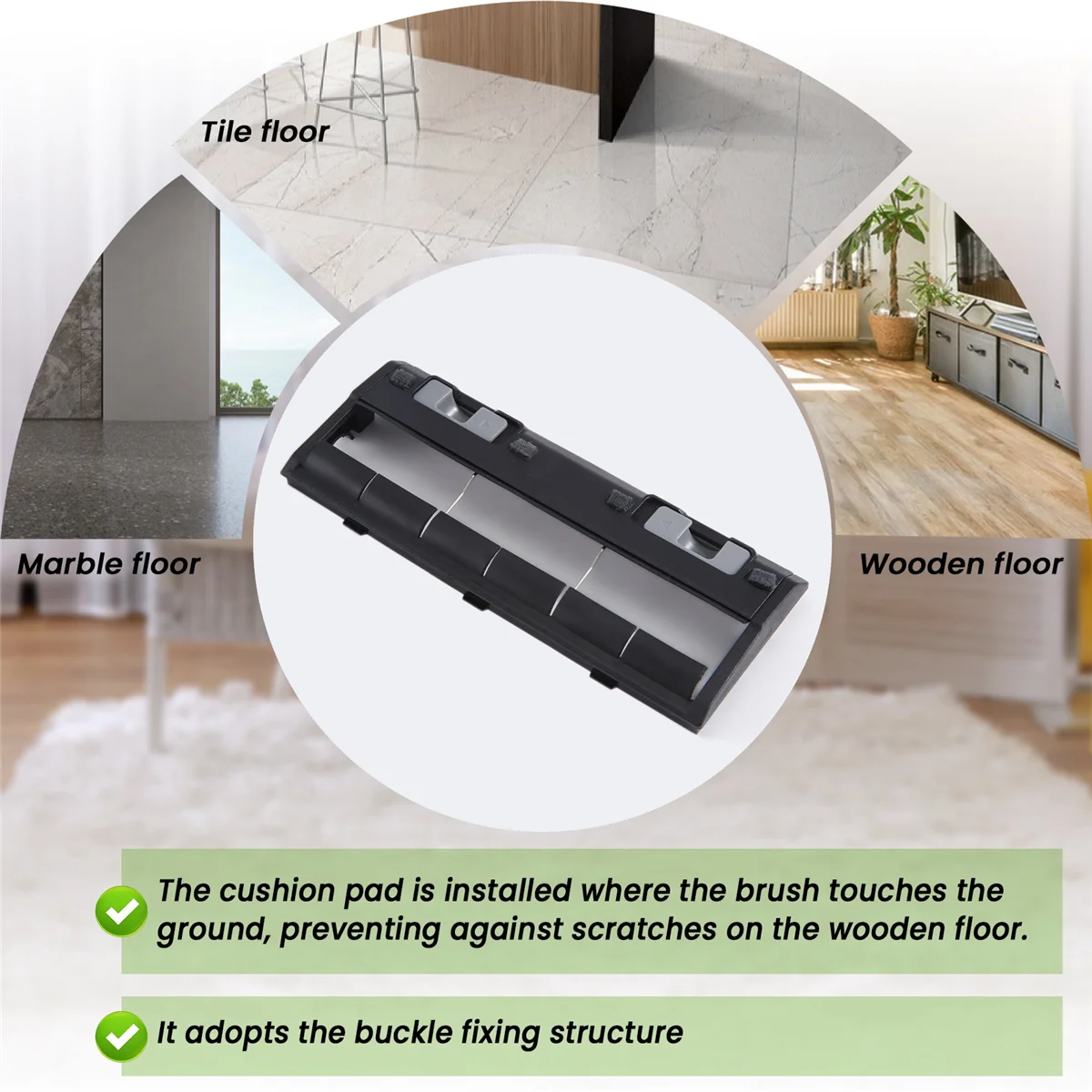 Крышка основной щетки для пылесосов ECOVACS DEEBOT OZMO T8/T8 AIVI 920 950 T5 DJ65 DV35 N8 N5 X1 Omni Turbo