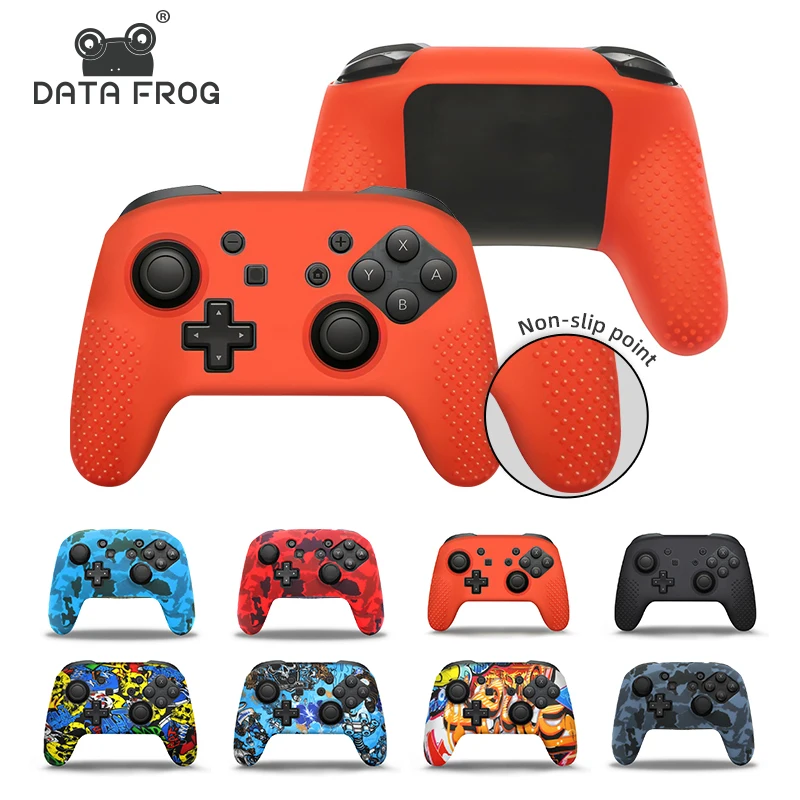 

DATA FROG Anti-slip Silicone Skin Cover for Nintend Switch Pro Controller Protective Case Analog Stick Caps for Nintendo Switch