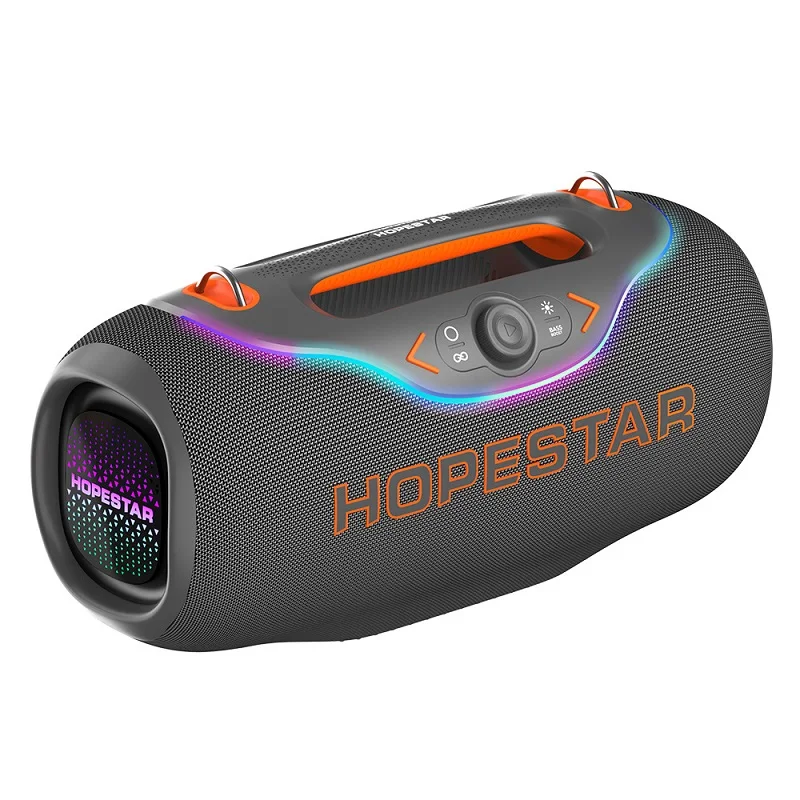 Фото Портативная колонка Hopestar A6club High Power 200W с защитой от воды IPX5, перезаряжаемая, для дома и улицы №5