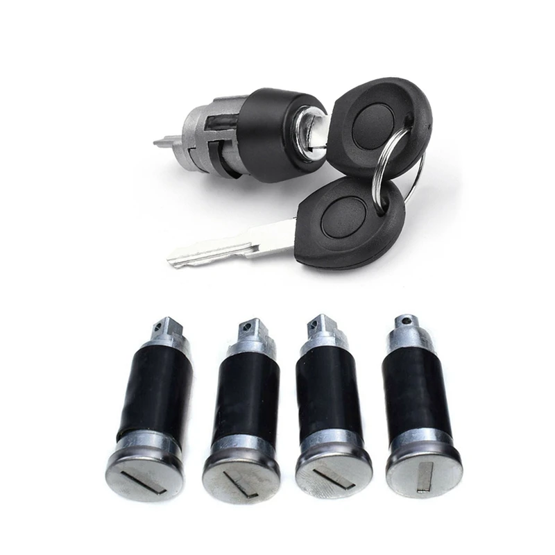 2 комплекта переключатель зажигания 8 ствол дверного замка 4 ключа 701837205 для T4