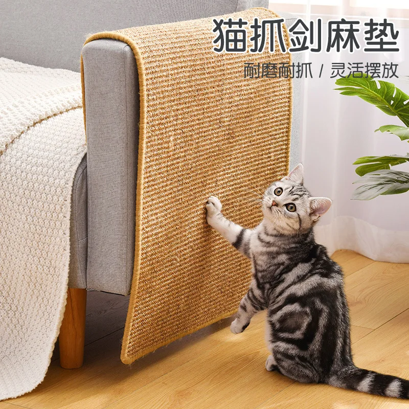 

Cat Scratcher Sisal Mat Board Cat Scratch for Sharpen Nails Scraper Cats Cat Toys Chair Table Sofa Mats Furniture Protector