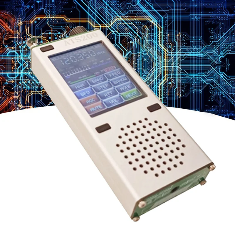 Полнодиапазонное радио ATS200 SI4732+ESP32+Bluetooth+2 4-дюймовый сенсорный дисплей FM AM LSB