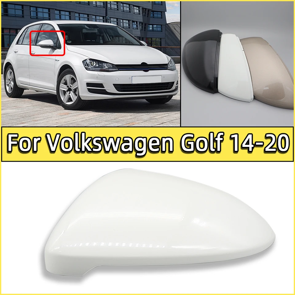 

Чехол для автомобильного зеркала заднего вида для Volkswagen Golf 2014, 2015, 2016, 2017, 2018, 2019, 2020, MK7, 7,5 крышка бокового зеркала